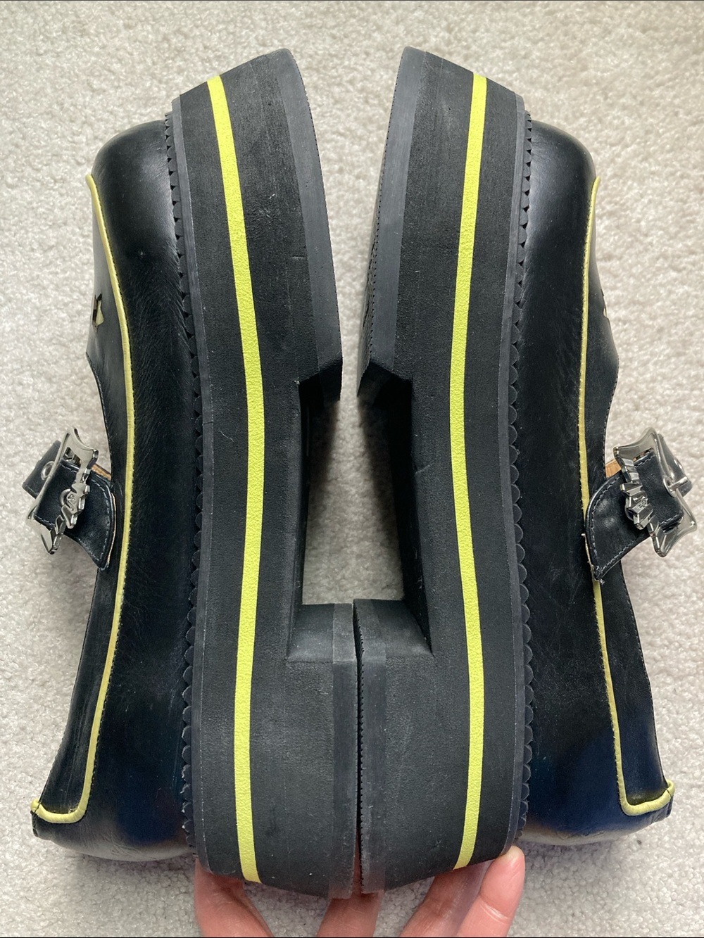 John Fluevog Freshvogs FV3 mary janes with star cutouts - Picture 5 of 17